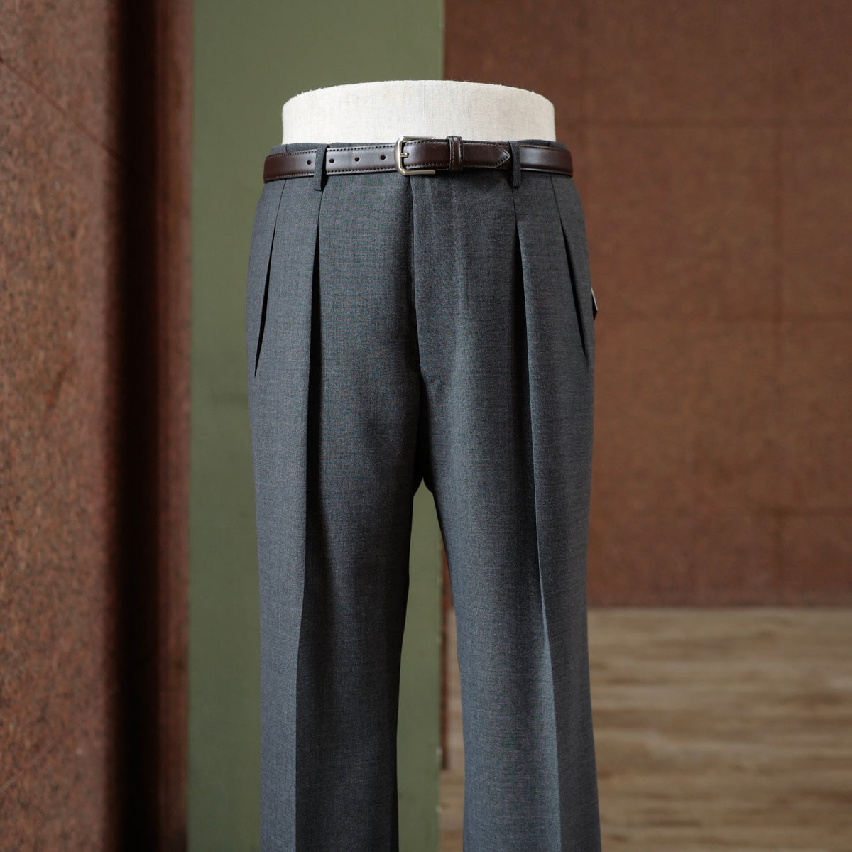Hollywood trousers. Pleated, and wool. Too dressy? or just right