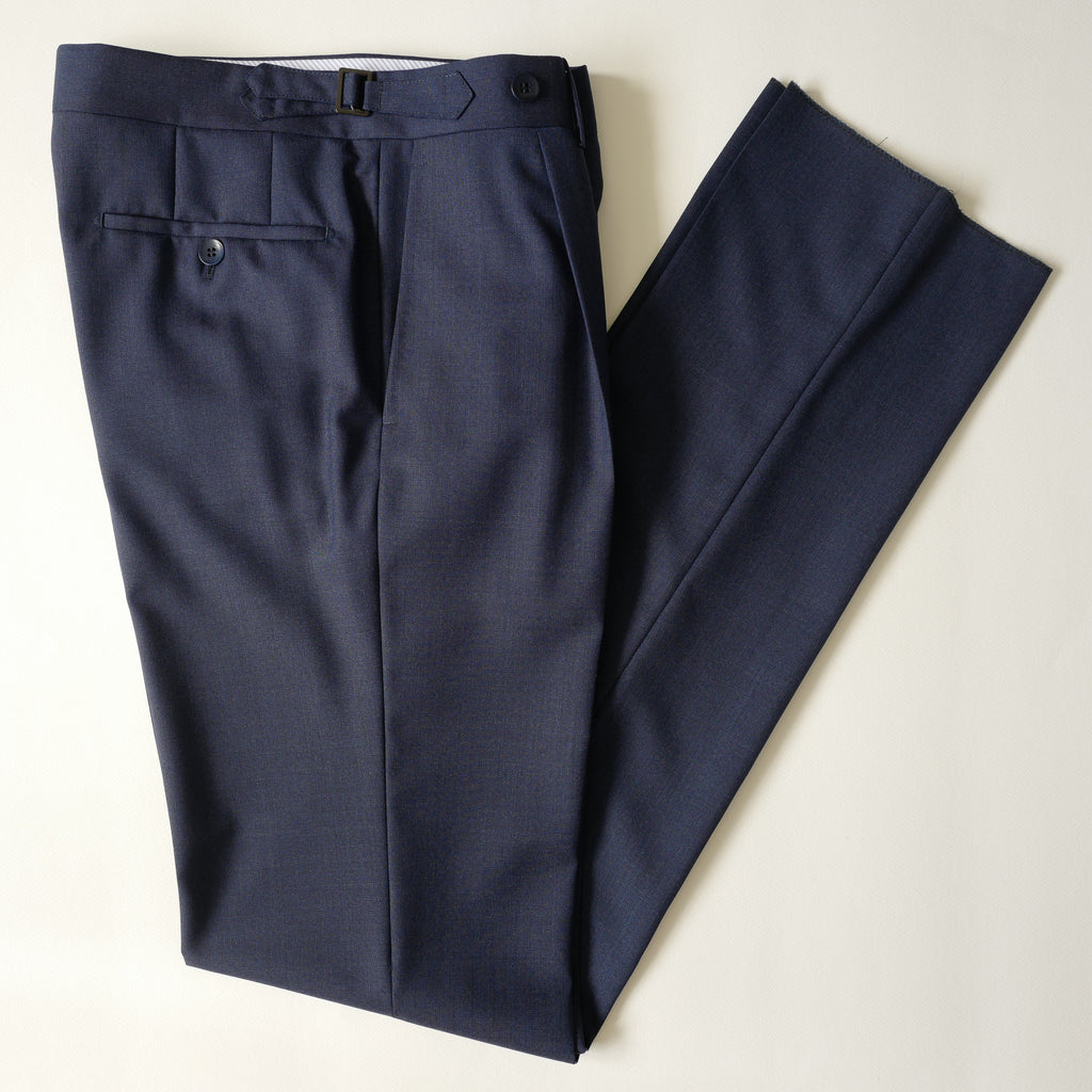 Grey Gabardine Wool Trousers (New Classic)